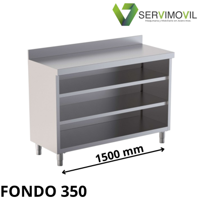 MUEBLE ESTANTERIA CONTRAMOSTRADOR 1500MM