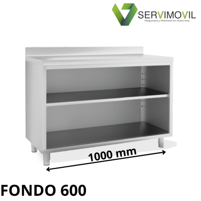 MUEBLE ESTANTERIA CONTRAMOSTRADOR 1000MM IEST INFRICO