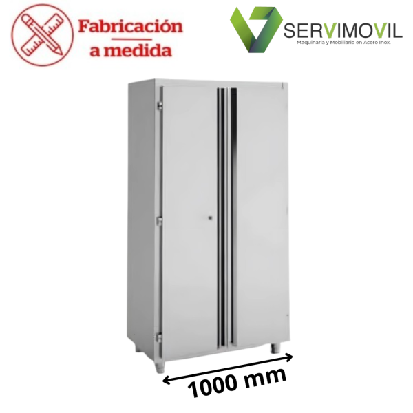 ARMARIO DE PIE CON PUERTAS ABATIBLES 1000 MM
