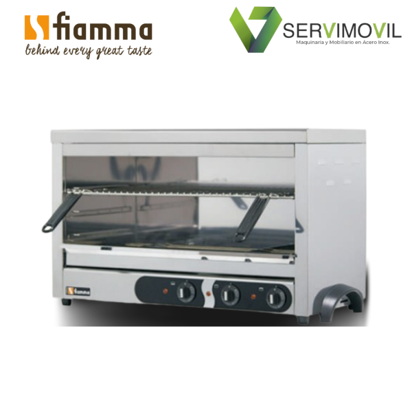 SALAMANDRA INOX FIAMMA ELECTRICO SEF-650-I