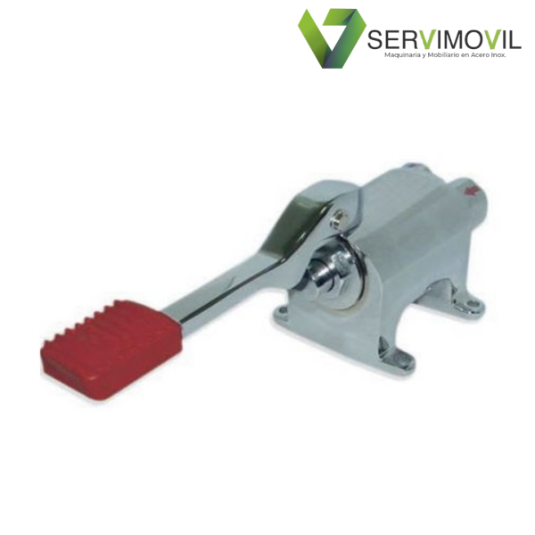 GRIFO 2 AGUAS DE 1/2" CON PEDAL MEZCLADOR POR PRESIÓN