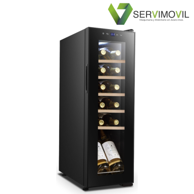 ARMARIO REFRIGERADO VINO CON COMPRESOR MERLOT ARMARIO REFRIGERADO VINO CON COMPRESOR MERLOT