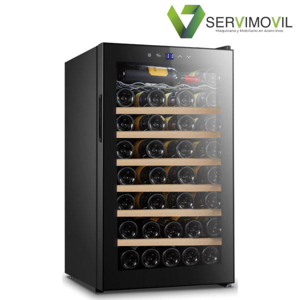 ARMARIO REFRIGERADO VINO CON COMPRESOR MERLOT