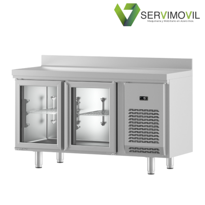 BAJO MOSTRADOR 2 PUERTAS REFRIGERADA CRISTAL INFRICO BAJO MOSTRADOR 2 PUERTAS REFRIGERADA CRISTAL INFRICO