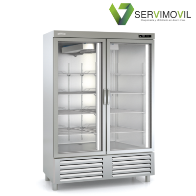 ARMARIO REFRIGERACION SNACK DE 2 PUERTAS CRISTAL ARMARIO REFRIGERACION SNACK DE 2 PUERTAS CRISTAL