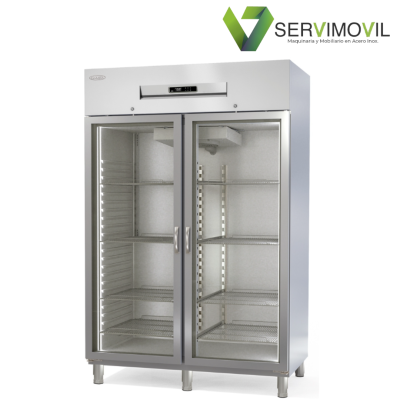 ARMARIO REFRIGERACION GASTRONORM 2/1 DE 2 PUERTAS CRISTAL ARMARIO REFRIGERACION GASTRONORM 2/1 DE 2 PUERTAS CRISTAL