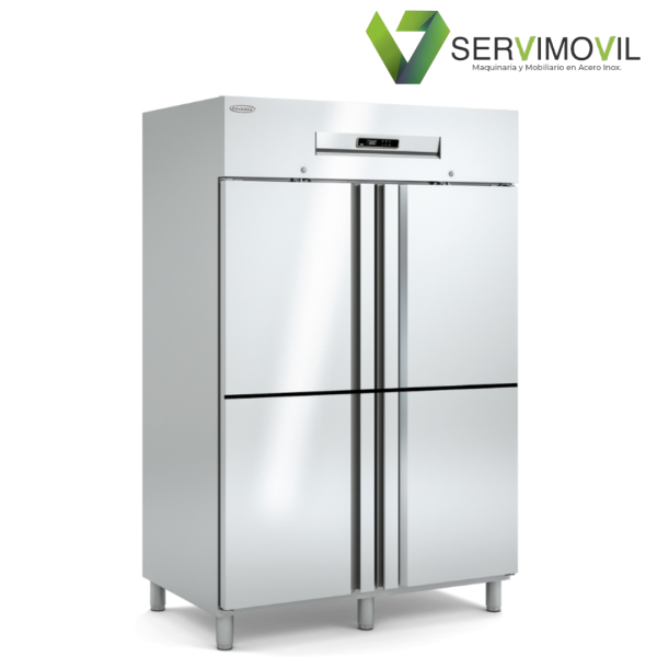 ARMARIO REFRIGERACION GASTRONORM 2/1 DE 4 PUERTAS