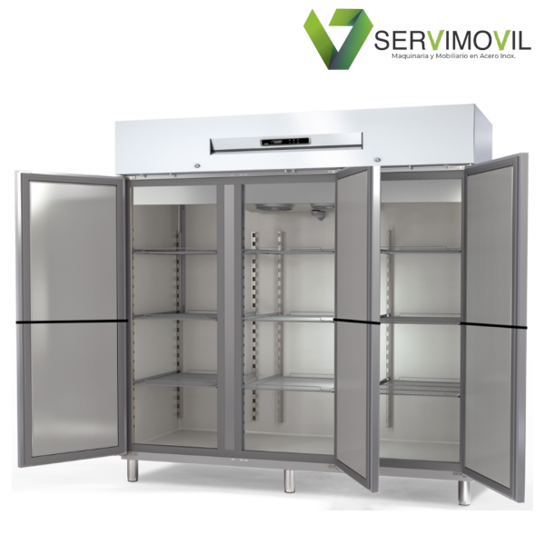 ARMARIO REFRIGERACION GASTRONORM 2/1 DE 6 PUERTAS