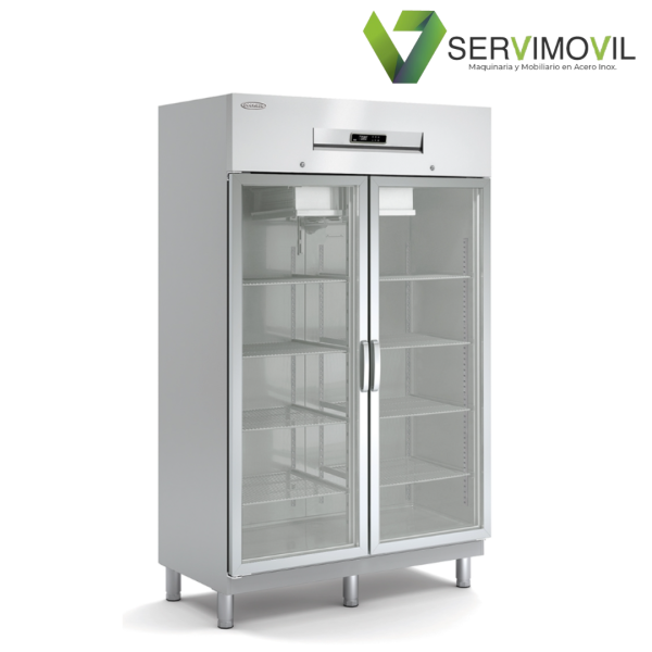 ARMARIO REFRIGERACION EURO SNACK DE 2 PUERTAS CRISTAL