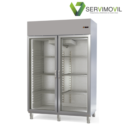 ARMARIO REFRIGERACION GASTRONORM 2/1 DE 2 PUERTAS CRISTAL ARMARIO REFRIGERACION GASTRONORM 2/1 DE 2 PUERTAS CRISTAL