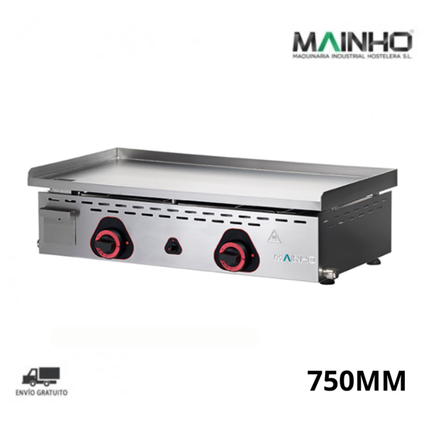 PLANCHA DE CROMO DURO A GAS 75 CM ECO-75CD - MAINHO