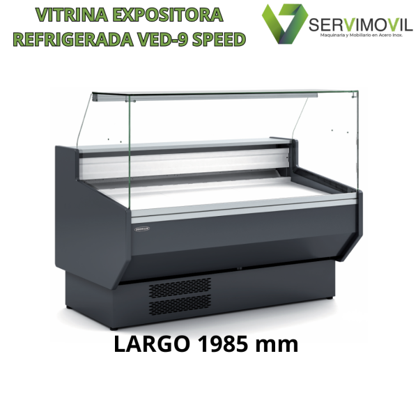 VITRINA EXPOSITORA REFRIGERADA VED-9 RECTO
