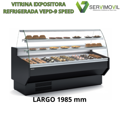 VITRINA EXPOSITORA REFRIGERADA VEPD-9 CURVO VITRINA EXPOSITORA REFRIGERADA VEPD-9 CURVO